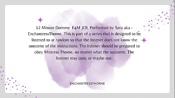 F4M FemDom JOI-Denial 1of12