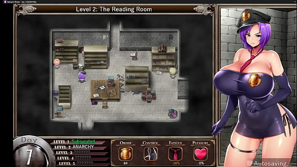 Karryns Prison Part 3 Waitress Job and Finger sucking, Sexy Warden Hentai Game